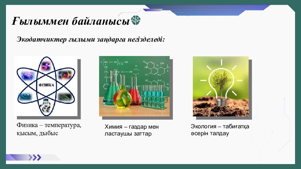 Қоршаған ортаны бақылау: IoT және экодатчиктер (ғылым + информатика + робот)