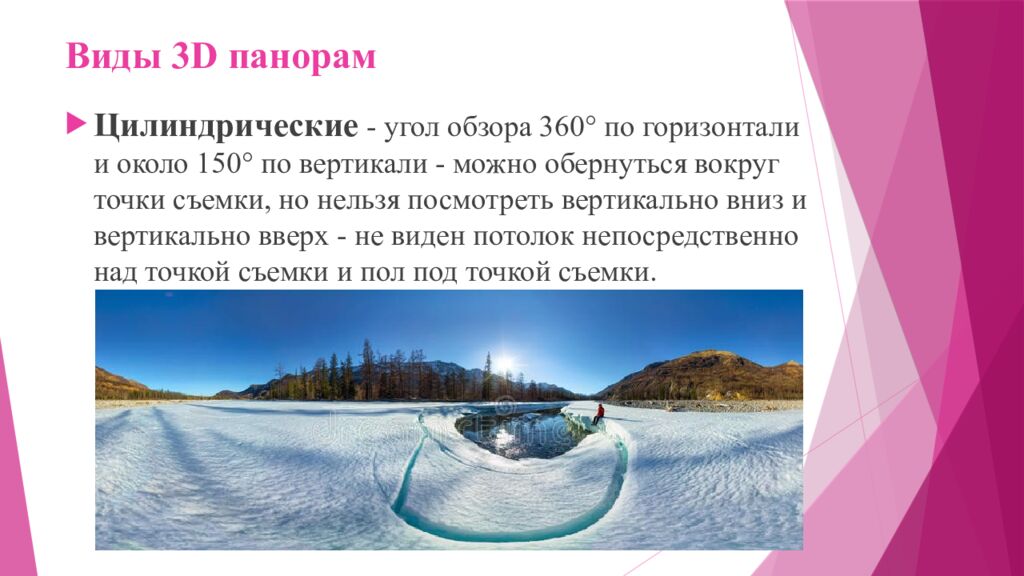 Виды 3D панорам