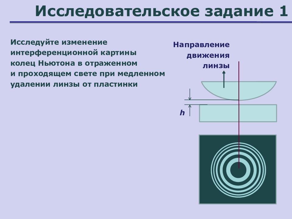 Положите горизонтально на уровне глаз компакт диск опишите интерференционную картину