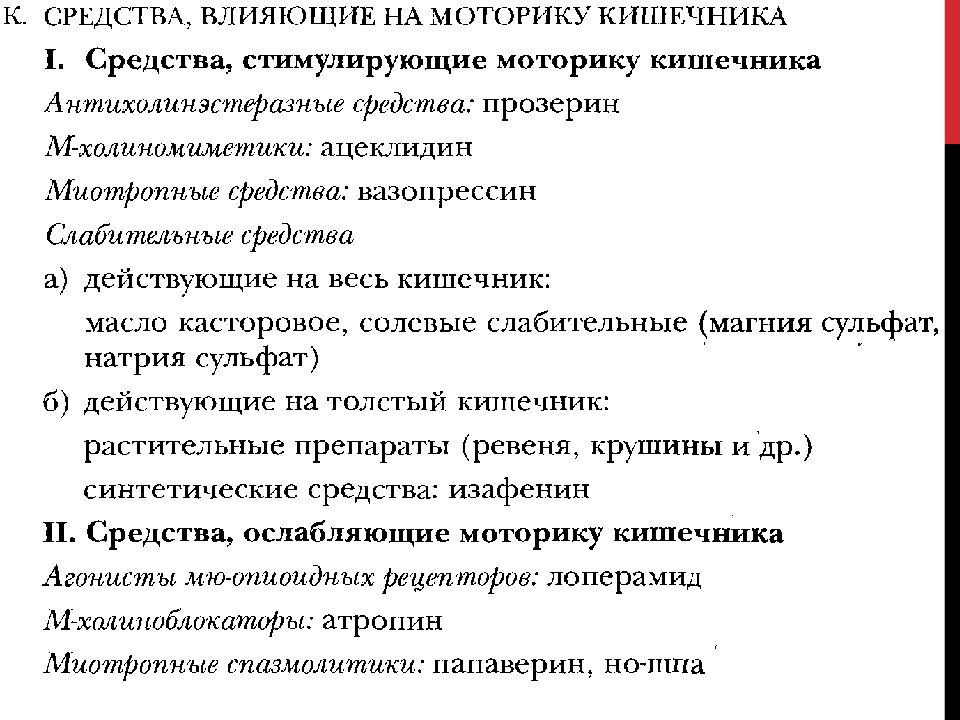 Средства влияющие на функции органов пищеварения фармакология презентация