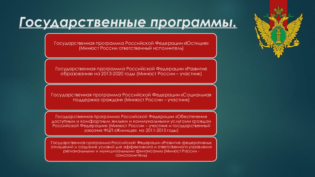 Министерство юстиции российской федерации статьи