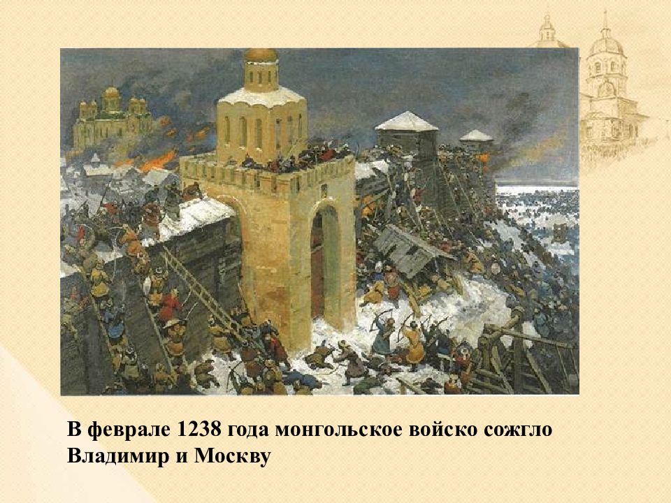 Русский город не разоренный ханом батыем