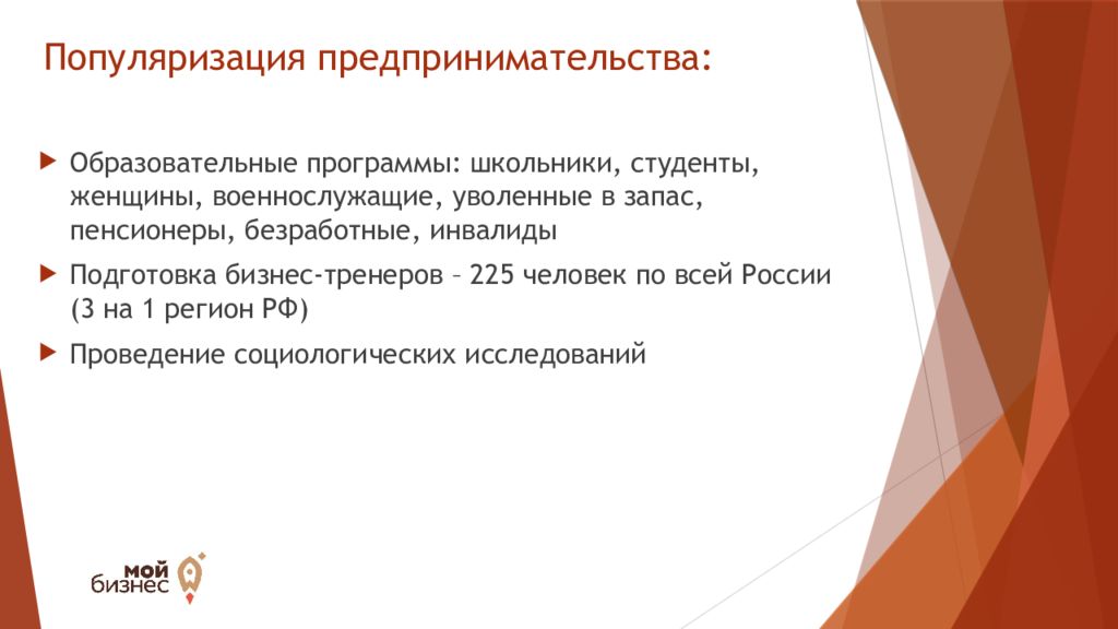 Популяризация проекта образование. Популяризация предпринимательской деятельности. Федеральный проект «популяризация предпринимательства. Популяризация проекта. Популяризация это определение.