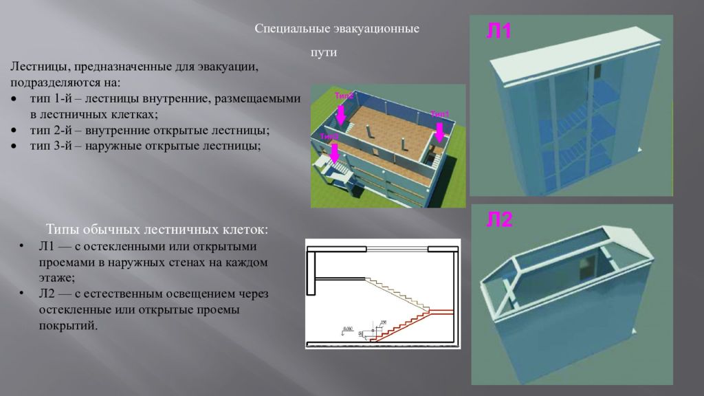 Презентация на тему лестницы