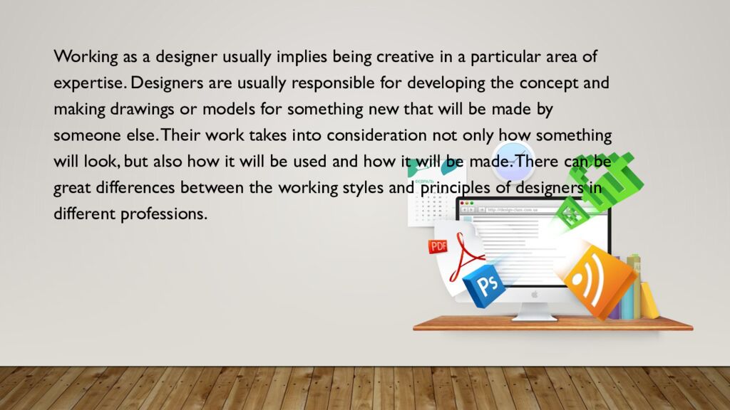 A professional designer