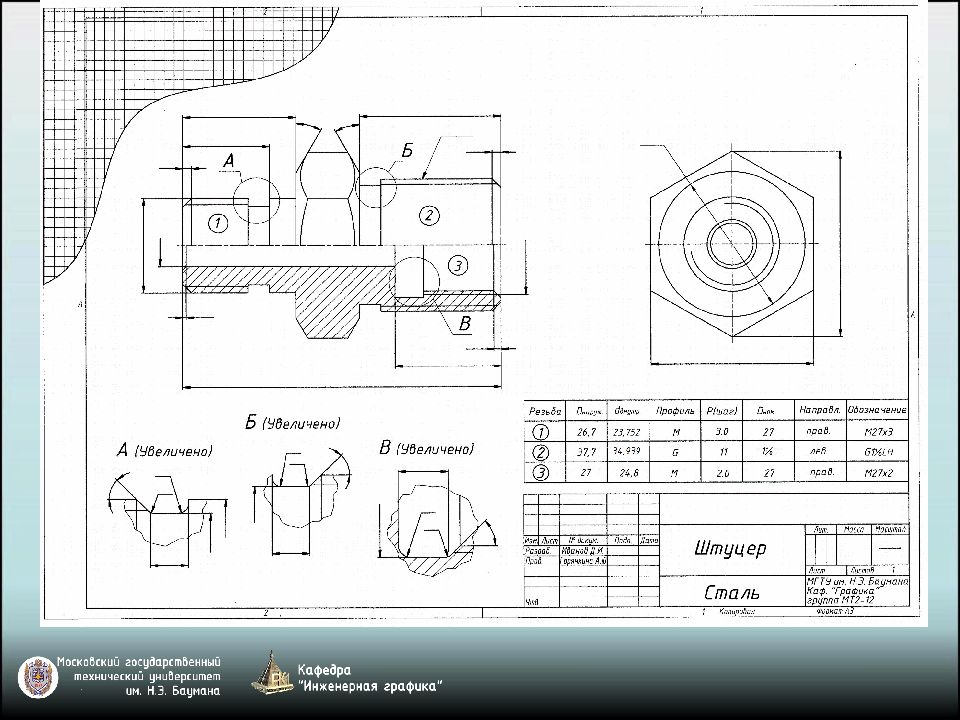 Эскиз определение инженерная графика