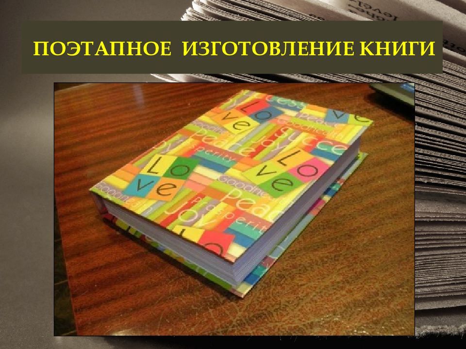 Книга состоит из страниц а презентация из