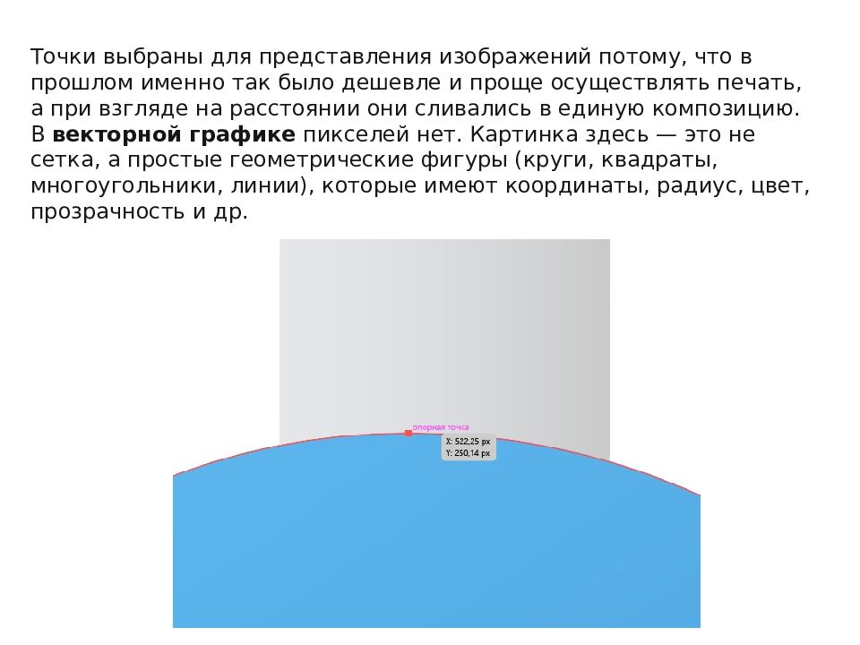 Особенности векторной графики