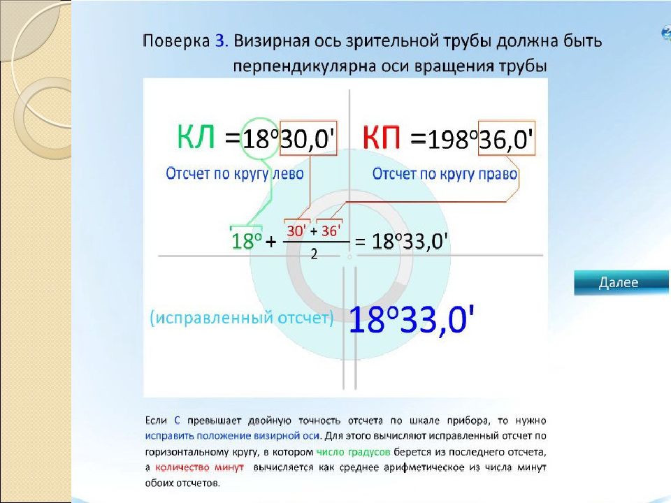 Визирная ось зрительной трубы должна. Визирная ось зрительной трубы должна быть перпендикулярна. Поверка горизонтальной оси вращения зрительной трубы результат. Ось вращения зрительной трубы должна быть строго перпендикулярно.