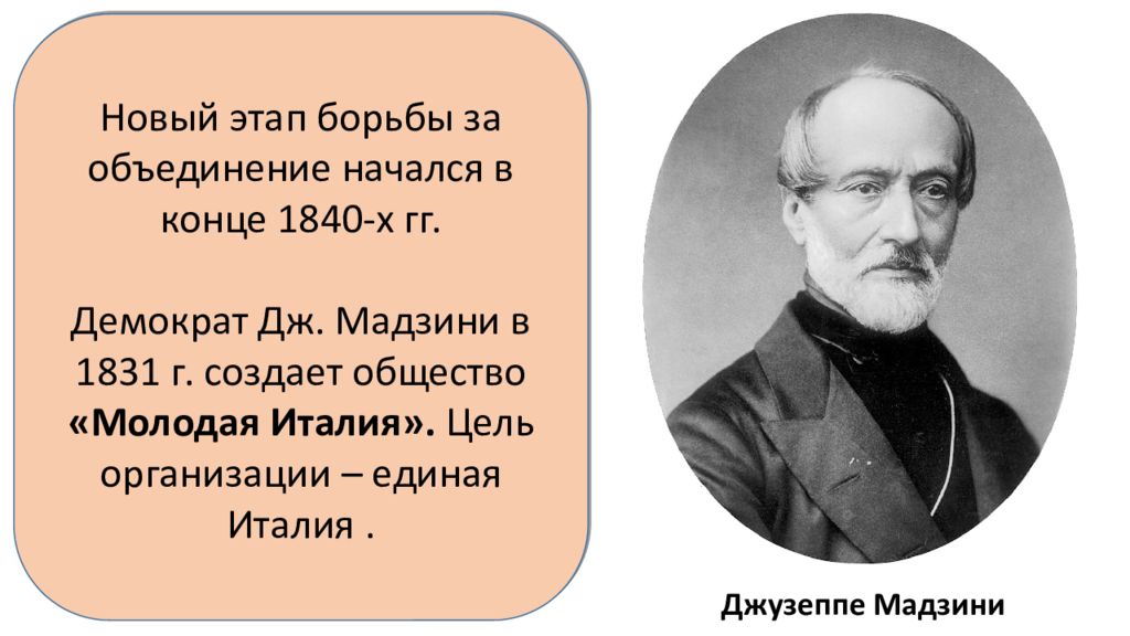 От альп до сицилии объединение италии презентация 9 класс