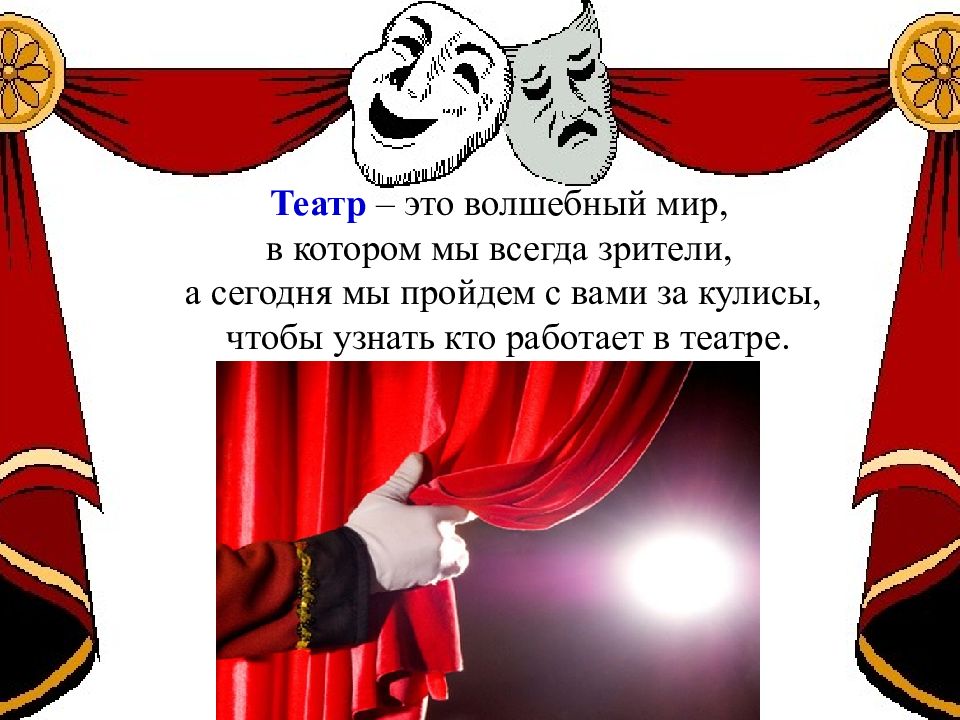 Презентация театр и дети