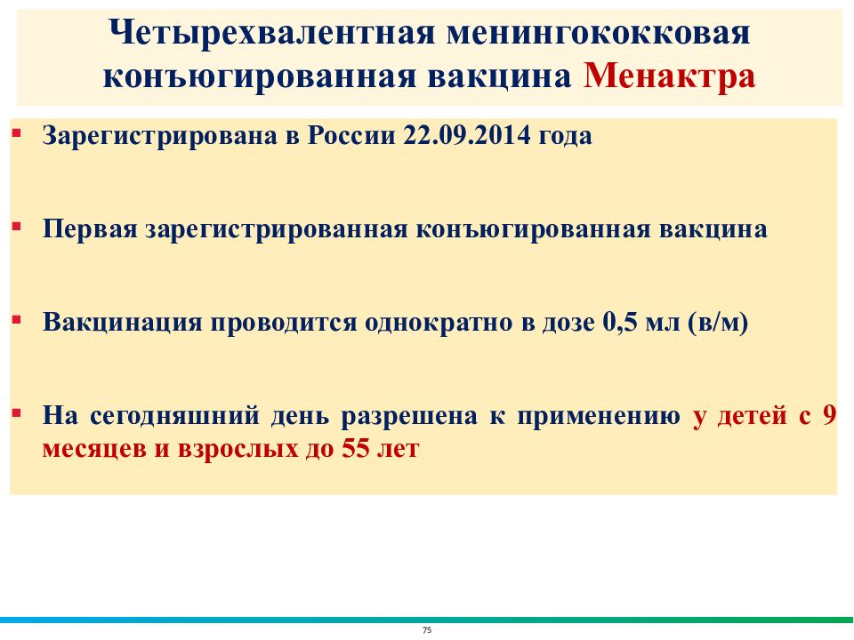 Менактра вакцина инструкция по применению для детей схема вакцинации