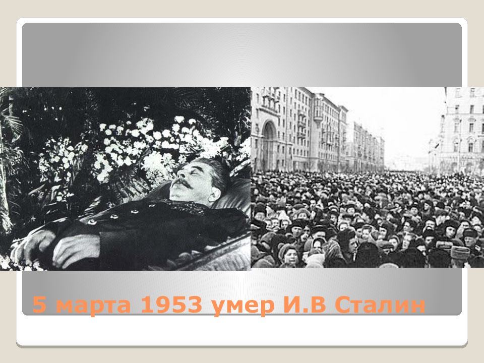 Изменения в стране после смерти сталина. Смерть Сталина 1953. Смерть Сталина презентация.