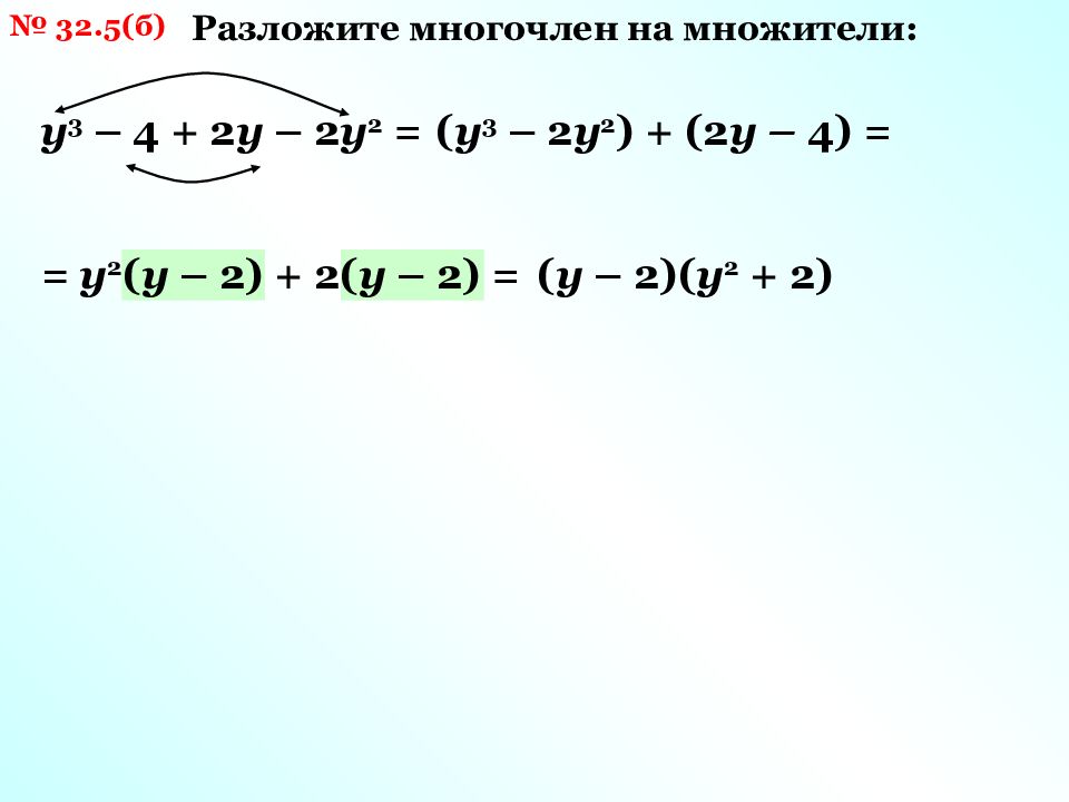 Разложение на множители. Правила разложения на множители.