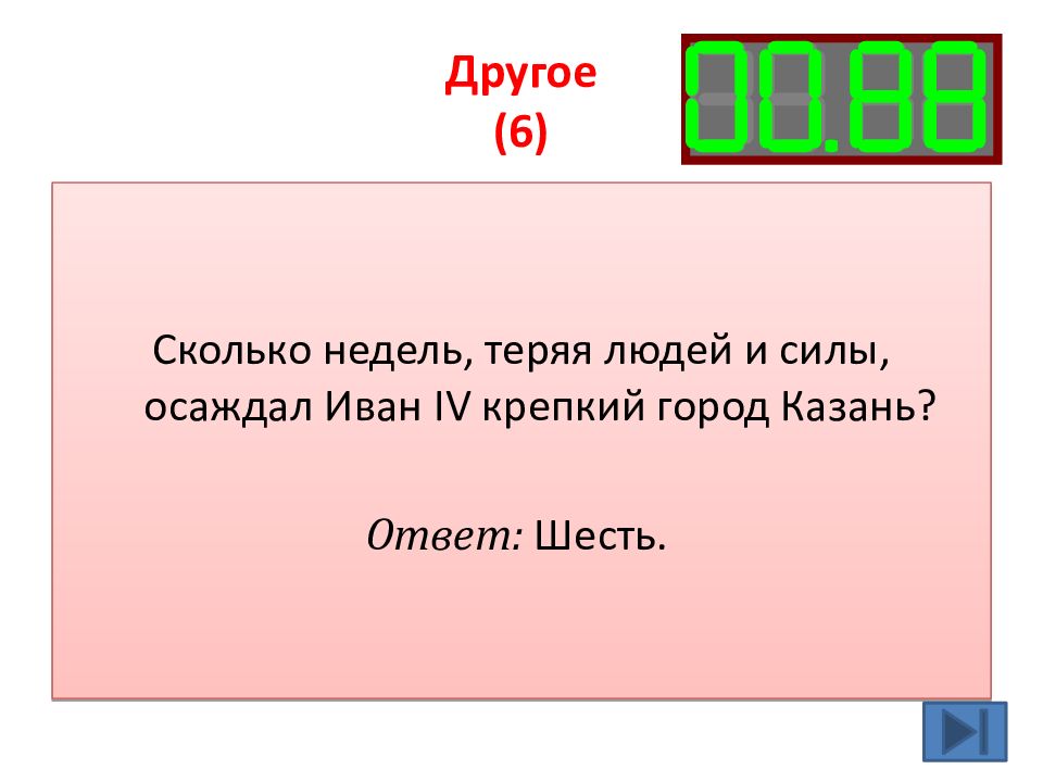 Тест по теме правление ивана грозного ответы