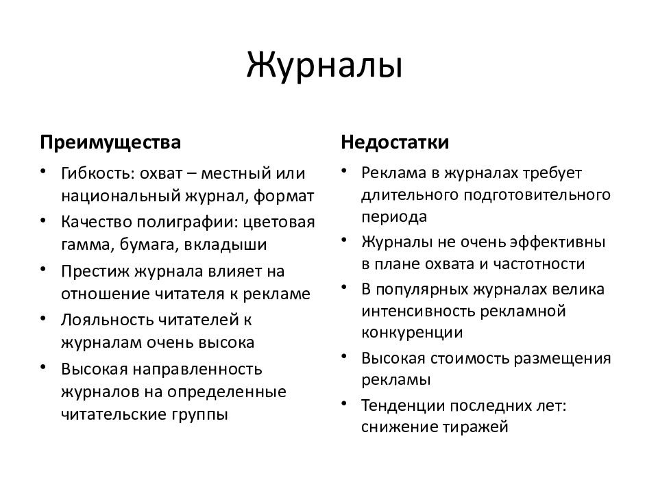 Реклама в прессе презентация