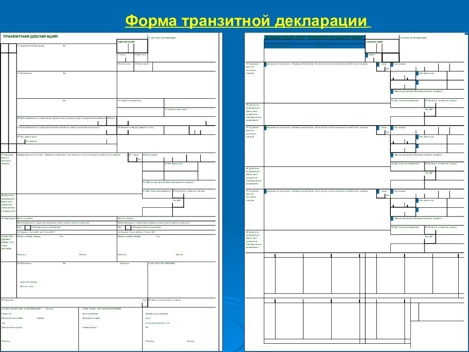 Основные декларации