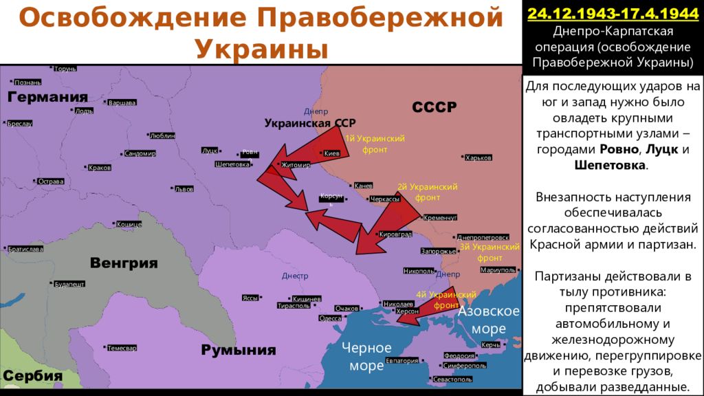 Украинский фронт 24. Освобождение Украины 1943-1944 карта. Освобождение Правобережной Украины 1944. Освобождение Правобережной Украины карта. Освобождение Правобережной Украины 1944 карта.