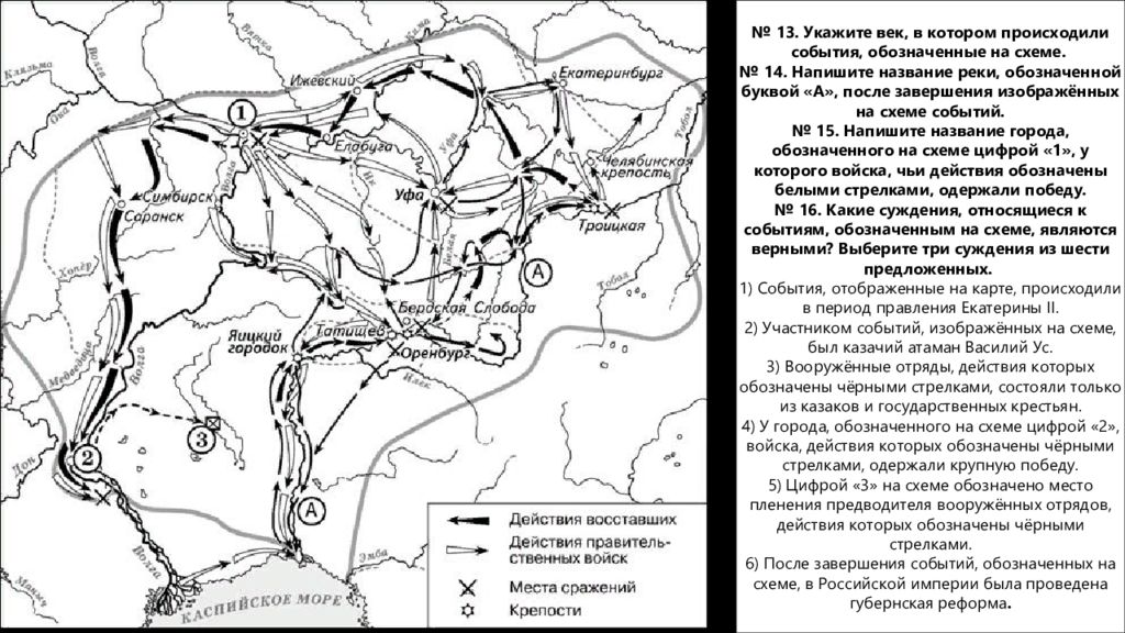 Война события которой обозначены на схеме произошла в тысяча восемьсот годах