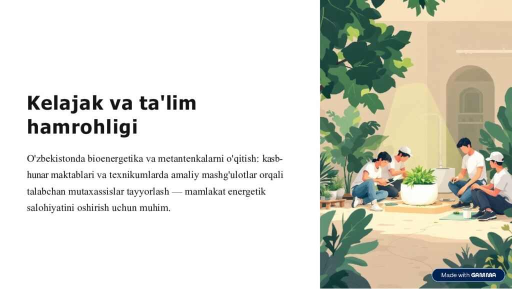 Kelajak va ta'lim hamrohligi