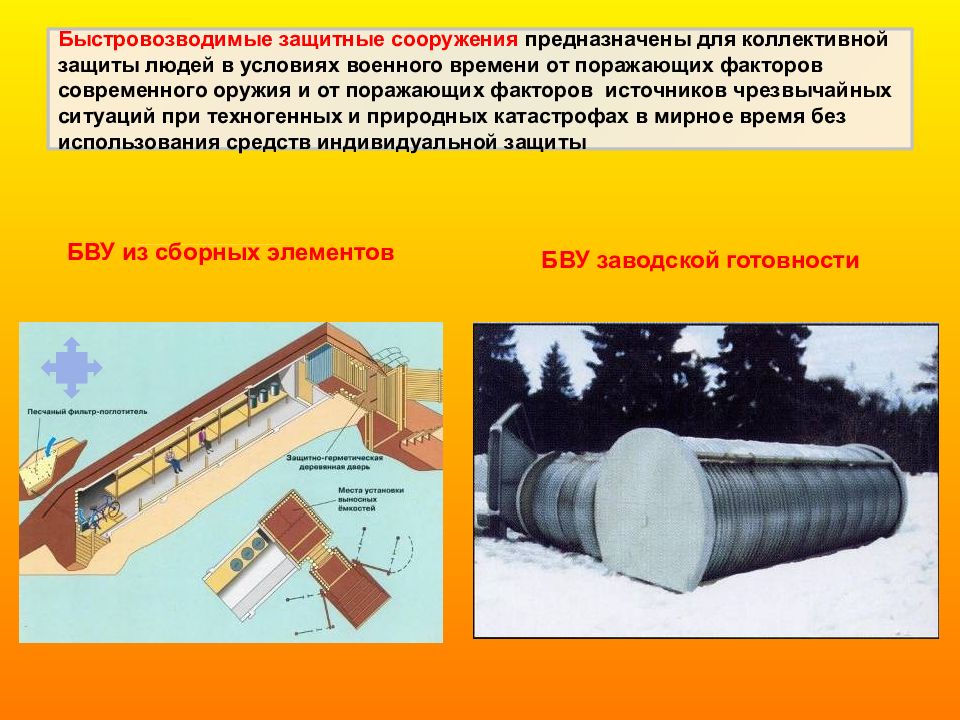 Защитные сооружения презентация