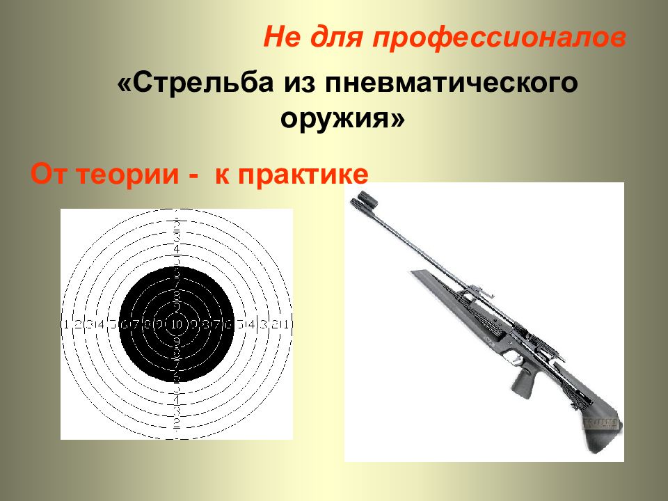 Картинки стрельба из пневматической винтовки