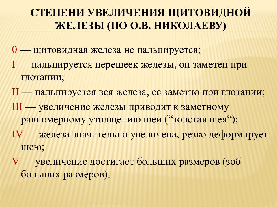 Сестринская помощь при заболеваниях щитовидной железы презентация