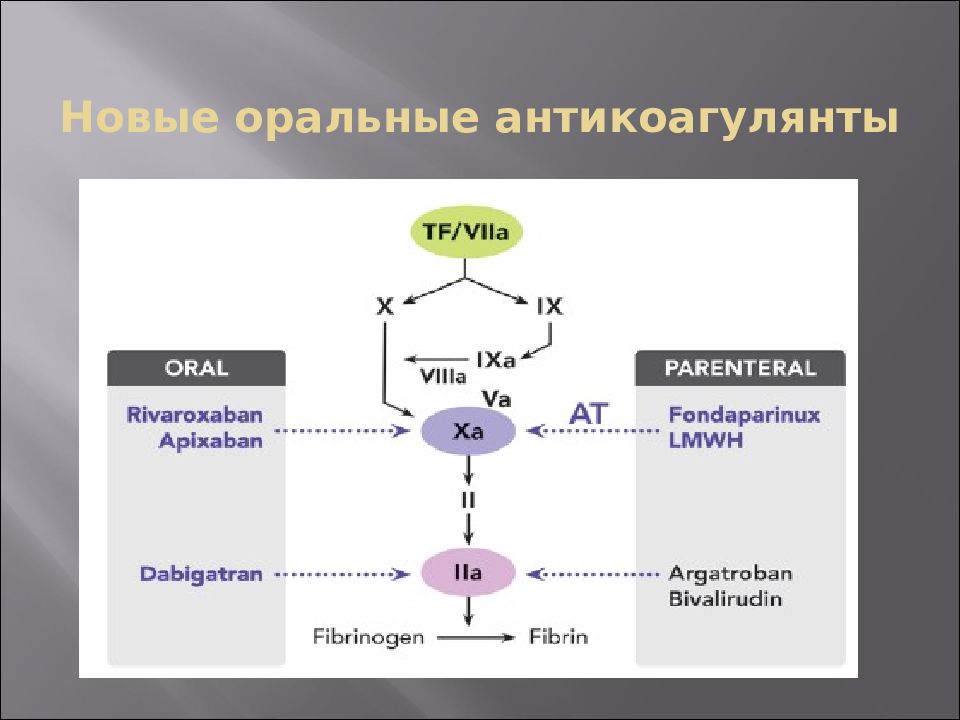 Презентация на тему антикоагулянты