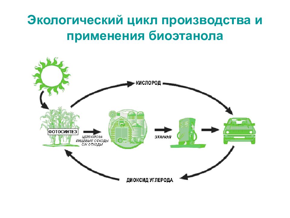 Эколог производства. Экологический цикл. Схема производства биоэтанола. Типы экологических циклов. Цикличность производства это.