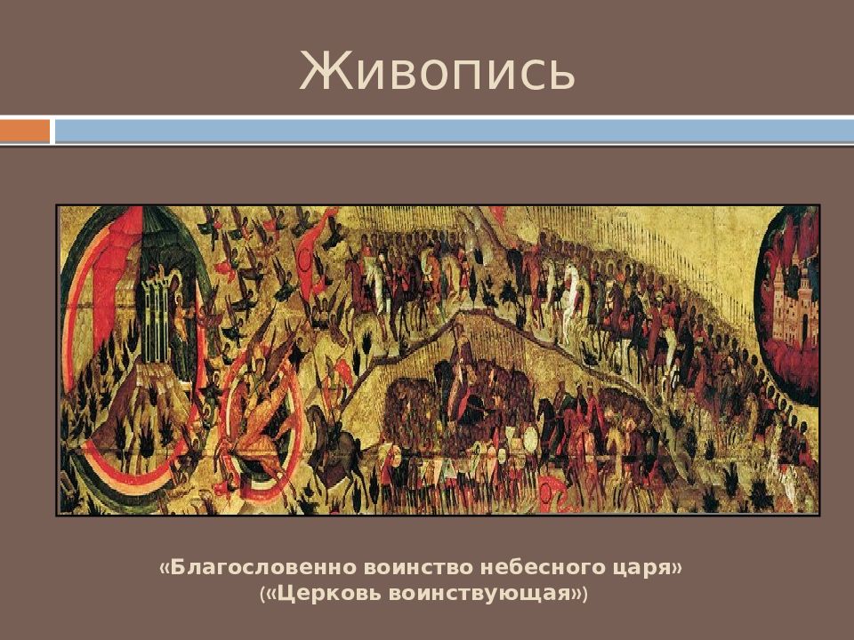 Икона церковь воинствующая. Благословенно воинство небесного царя Церковь воинствующая. Русская культура XV-XVII ВВ.. Русская культура XVI Церковь воинствующая. Живопись небесное воинство.