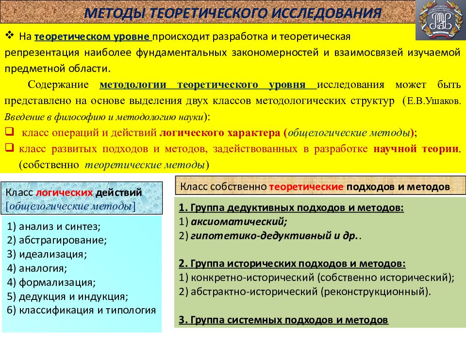 Характеристики понятия наука