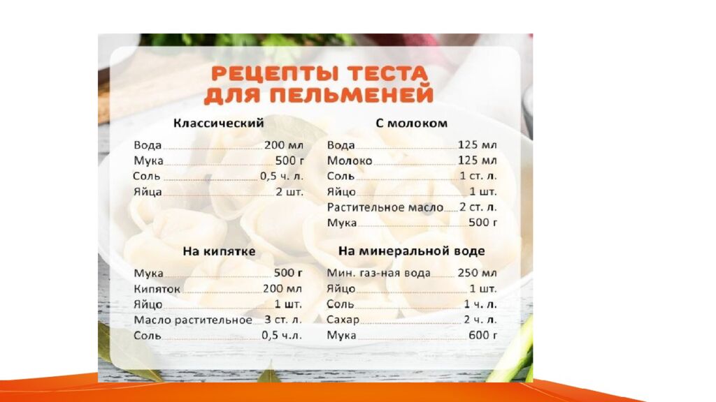 П риготовление пельменей