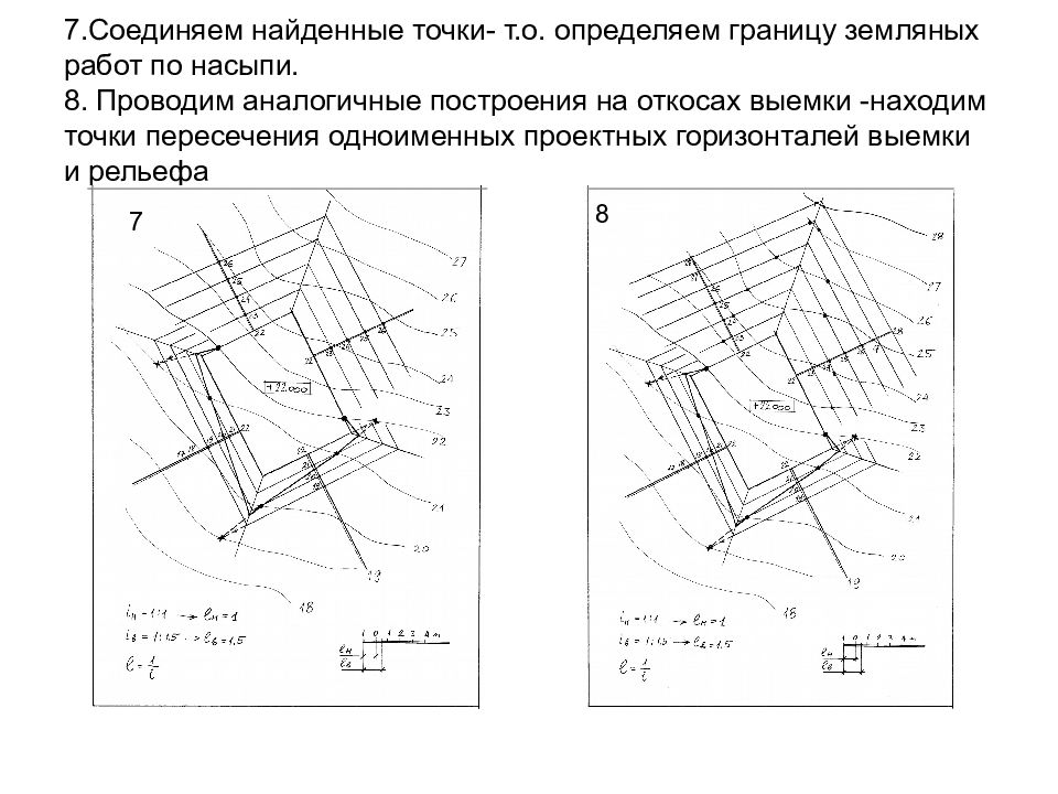 Проекции с числовыми отметками предпочтительно использовать для изображения