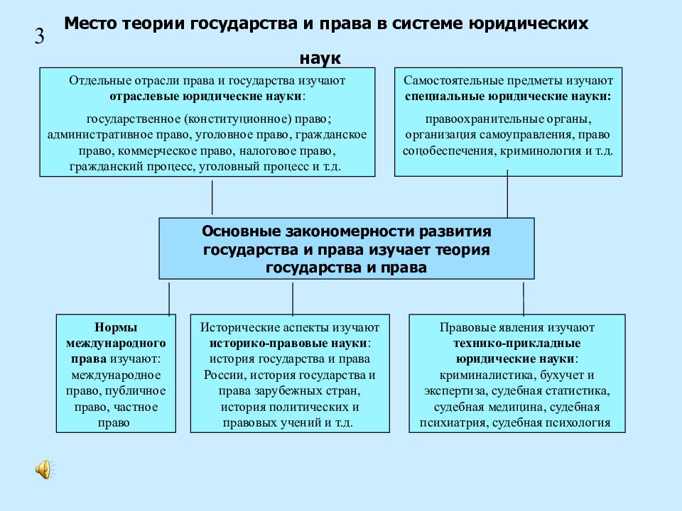 Человек тгп. Мето теории государства и прамва в системе юридической наук.