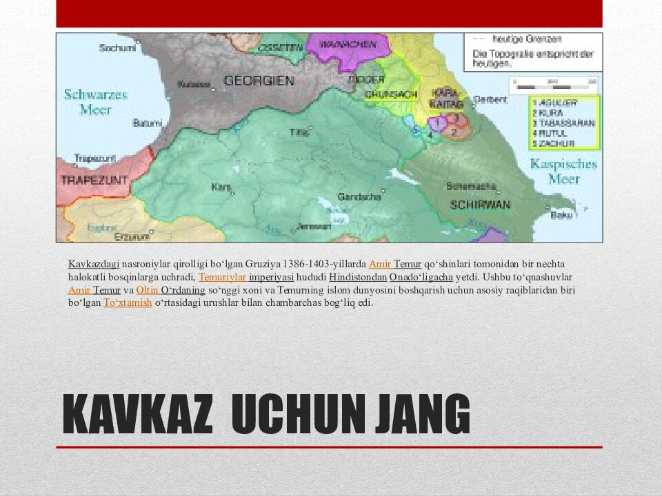 KAVKAZ UCHUN JANG