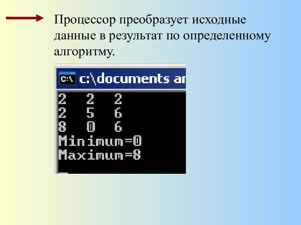 Преобразование исходных данных