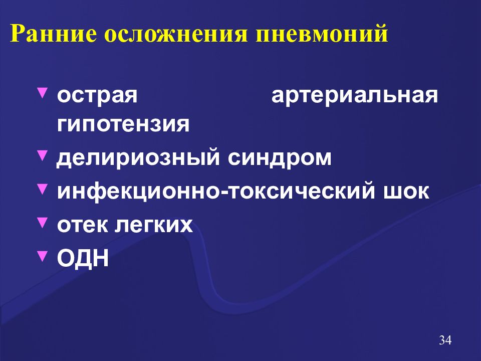 Последствия пневмонии. Осложнения пневмонии в раннем периоде.. Ранние осложнения. Осложнения острой пневмонии.