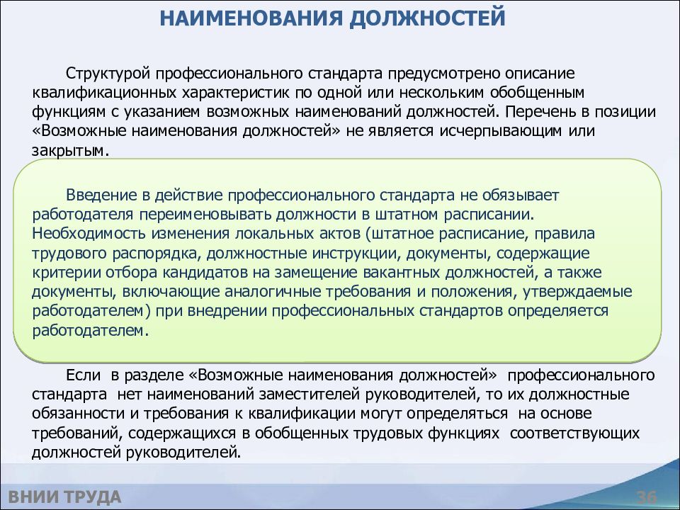 Название должности. Название должностей по профстандартам. Возможные наименования должностей, профессий. Должностные инструкции и профессиональные стандарты.