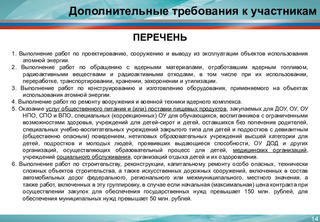 Дополнительные требования к участникам. Мероприятия по выводу здания из эксплуатации. Требования к участникам проектирования. Оборудование используемое при выводе из эксплуатации ОИАЭ.