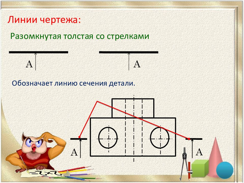 Какое изображение выполняют тонкими линиями на чертеже