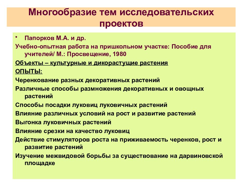 Учебно исследовательский проект по биологии