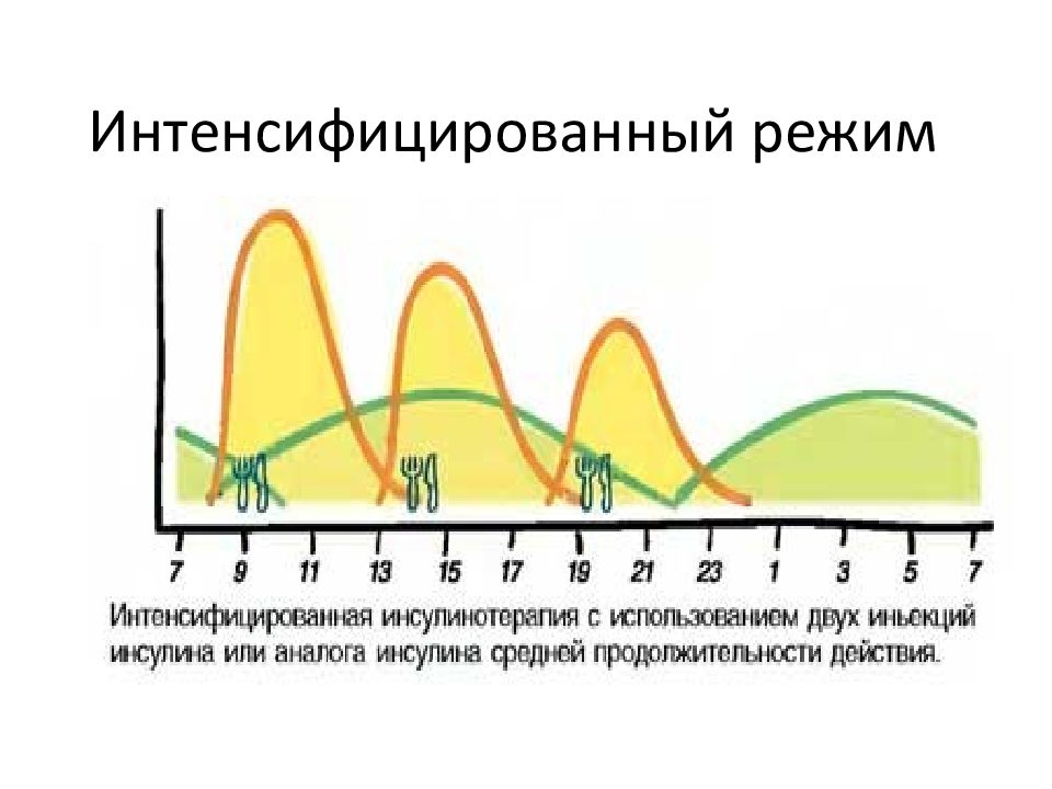 Традиционная схема инсулинотерапии