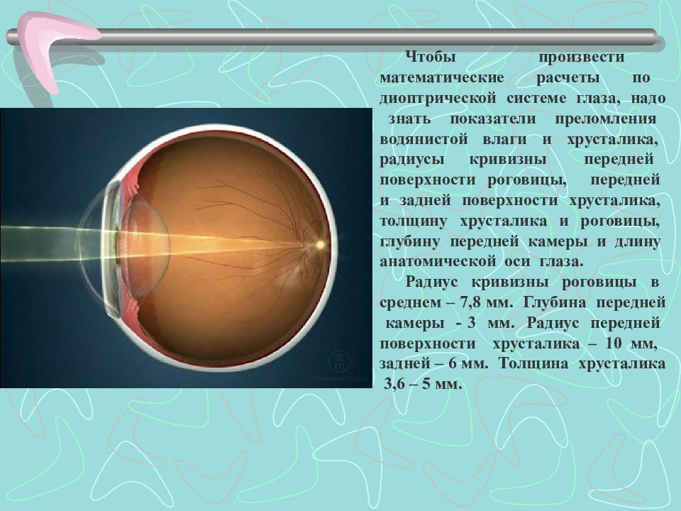 Рефракция и аккомодация глаза офтальмология презентация