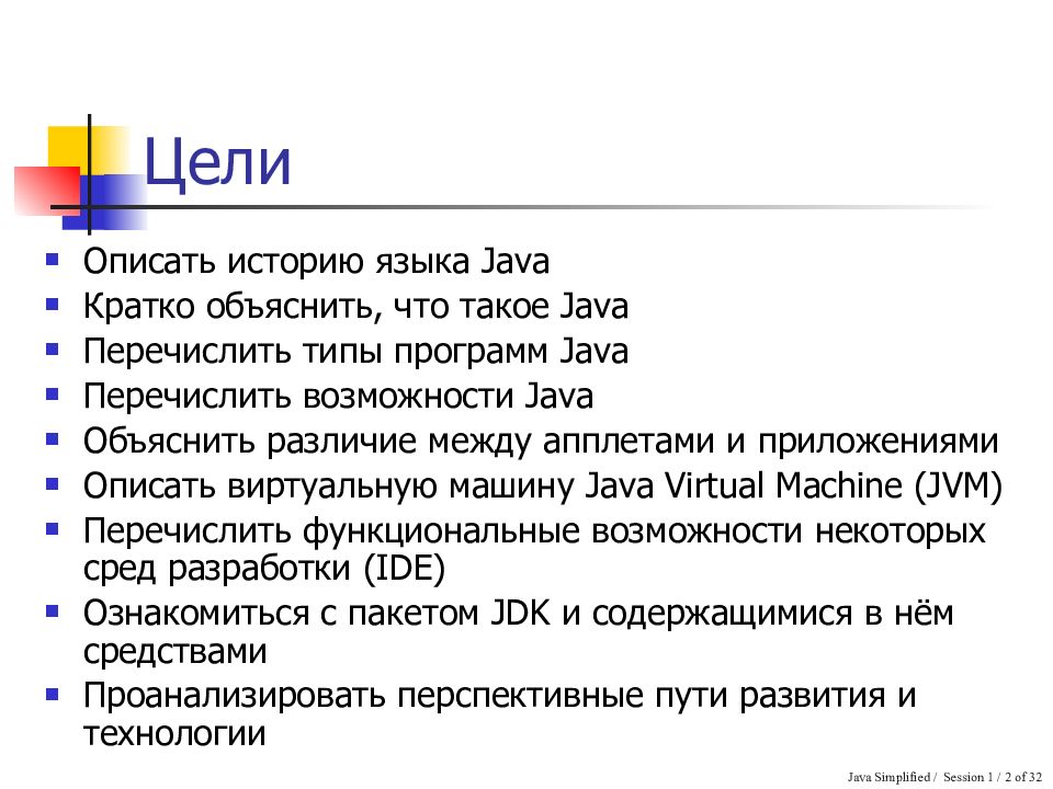 Презентация по java