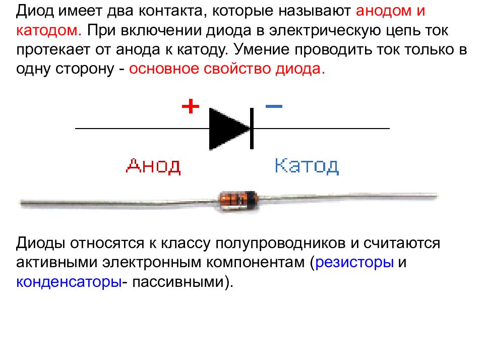 Значение стабилитрона. Диод стабилитрон на схеме. Диод анод катод на схеме.