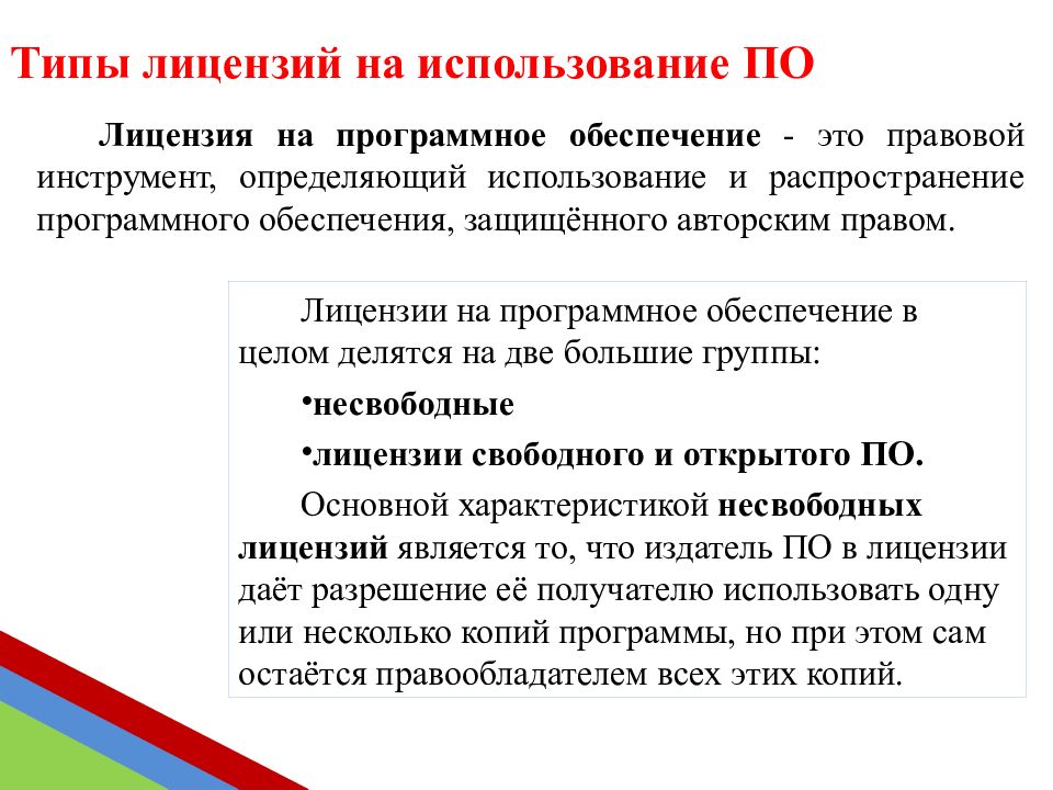 Типы лицензий. Виды лицензий на программное обеспечение. Типы лицензий на использование по. Открытые лицензии программного обеспечения.