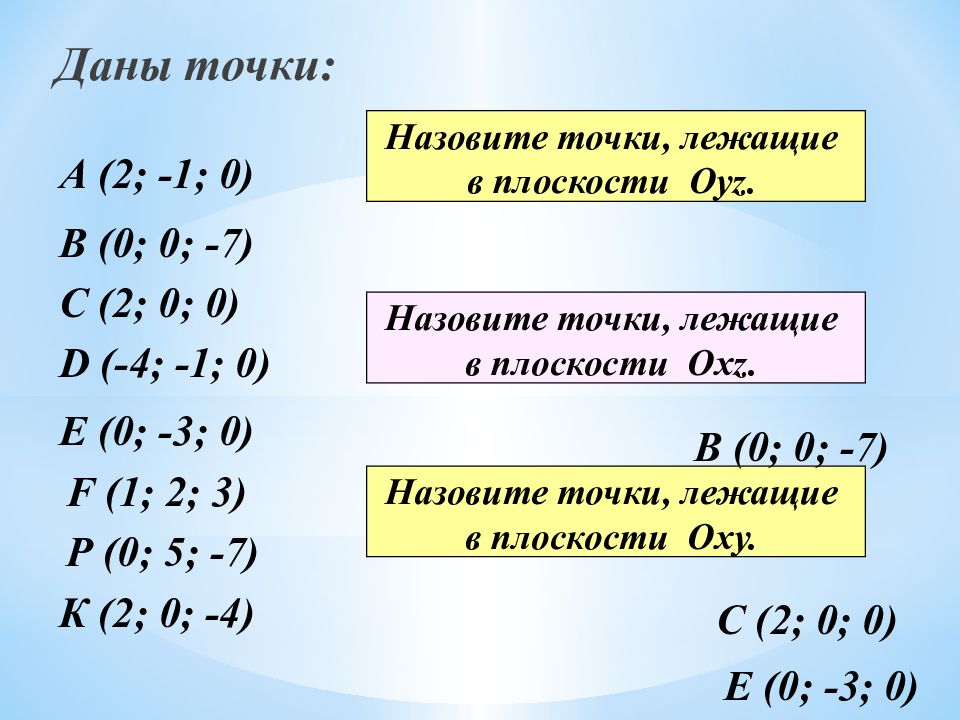 Координаты середины отрезка. Расстояние между двумя точками