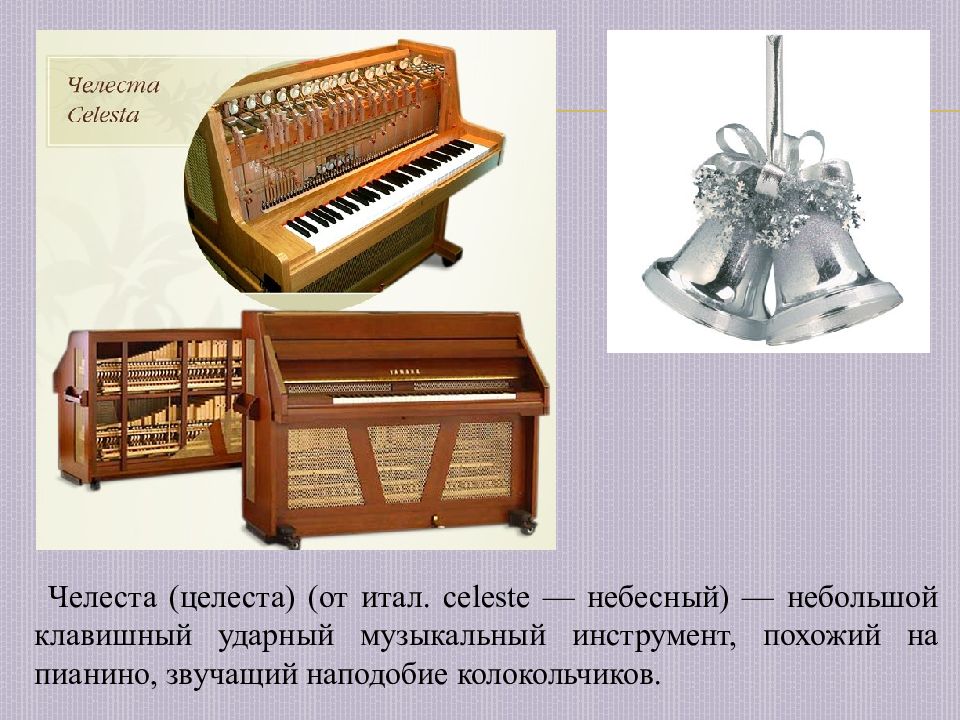Челеста музыкальный инструмент фото и описание