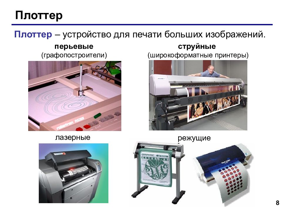 Устройство для печати чертежей и карт большого формата называется