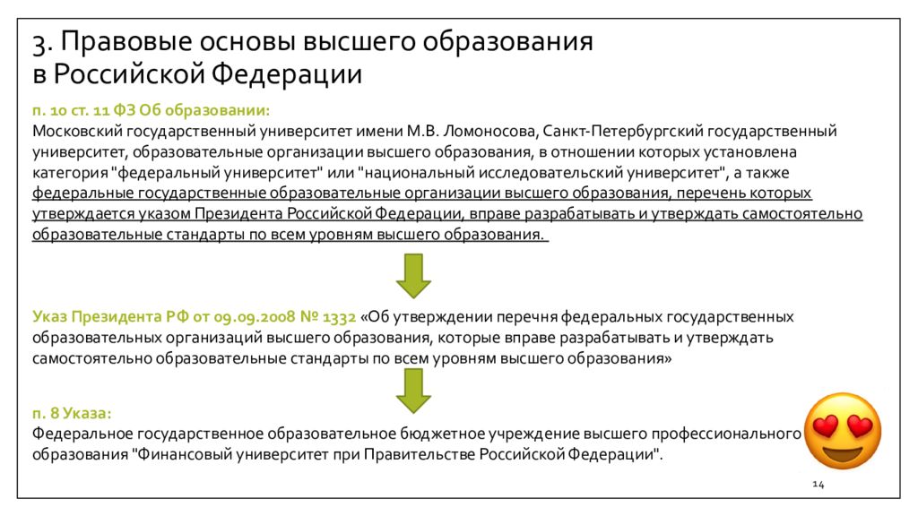 Основа высшего образования. Правовые основы образования в РФ. Правовые основы высшего образования в Российской Федерации. Правовая основа высшего образования. Основы образования в РФ.